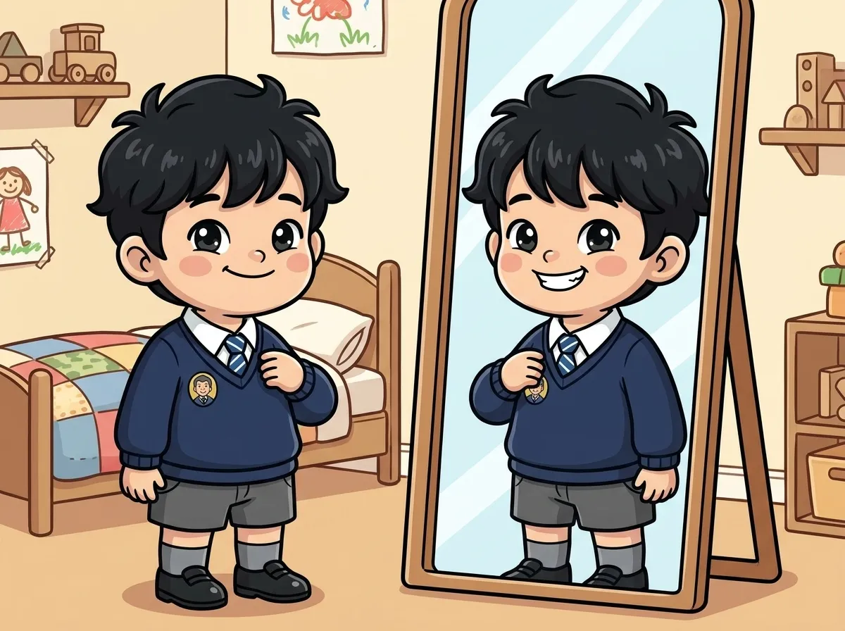 Louis Is Getting Ready for First Day at School! book 1 cover
